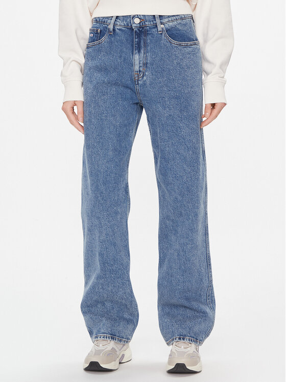 Női Farmer Tommy Jeans, Méret: 31/32, Sötétkék, Betsy Md Ls Cg4136 DW0DW17188