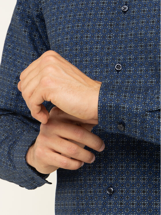 JOOP! Joop! Koszula 30017083 Granatowy Slim Fit