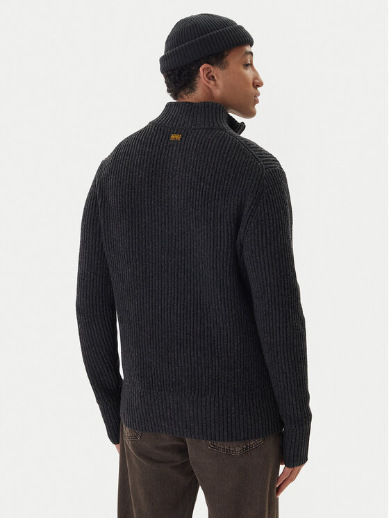 G-Star Raw G-Star Raw Sveter Essential D23938-E212 Sivá Regular Fit