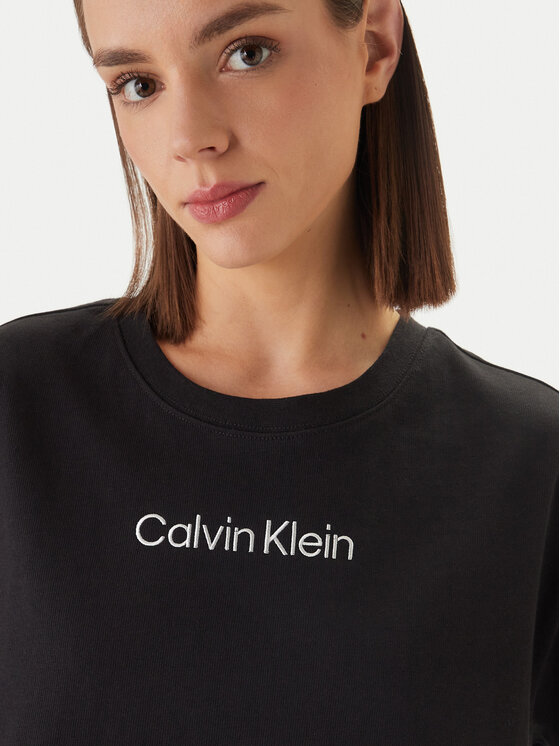 Calvin Klein Swimwear Calvin Klein Swimwear Tricou LV00Q61201 Negru Relaxed Fit
