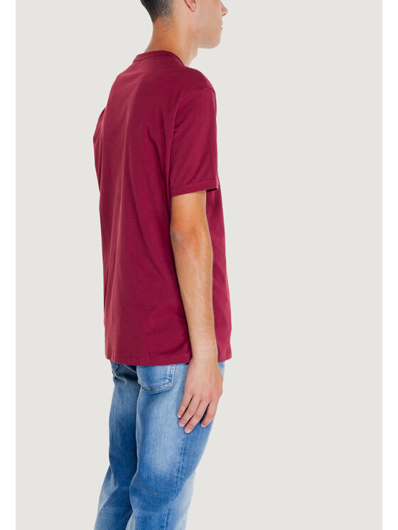Armani Exchange Armani Exchange T-Shirt 8NZTCD Z8H4Z Bordowy Shirt Fit