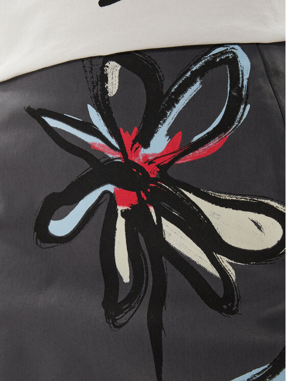 Desigual Desigual Miniszoknya Caramelo 24WWFWX2 Szürke Regular Fit