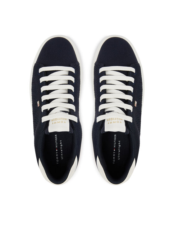Tommy Hilfiger Tommy Hilfiger Sneakersy Th Icon Light Knit Sneaker FW0FW09401 Černá