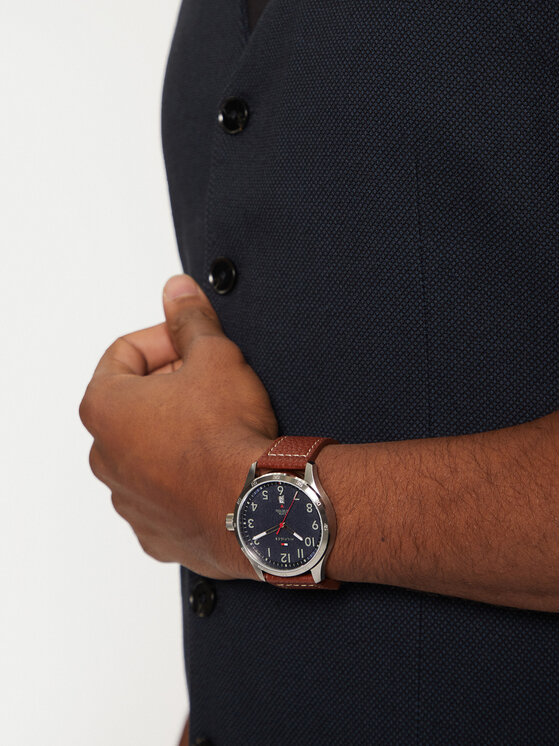 Tommy Hilfiger Tommy Hilfiger Часовник 1710559 Кафяв