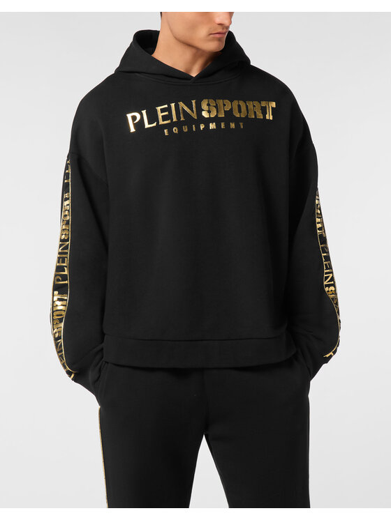 Plein Sport Plein Sport Bluza 24117 Czarny Regular Fit