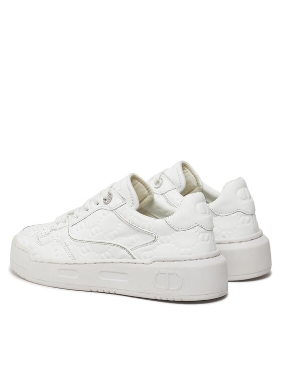 TWINSET TWINSET Sneakersy 232TCP260 Biały