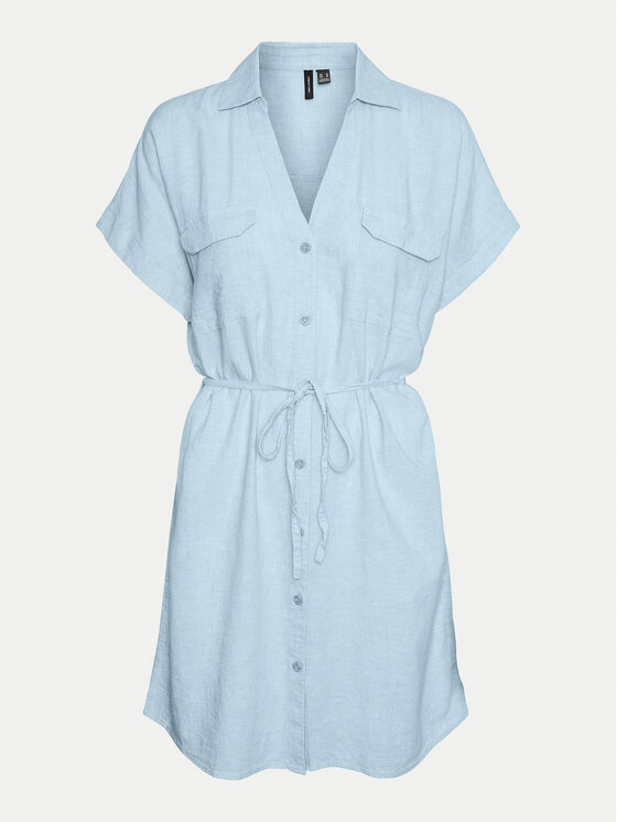Vero Moda Vero Moda Nyári ruha Linn 10323027 Kék Relaxed Fit