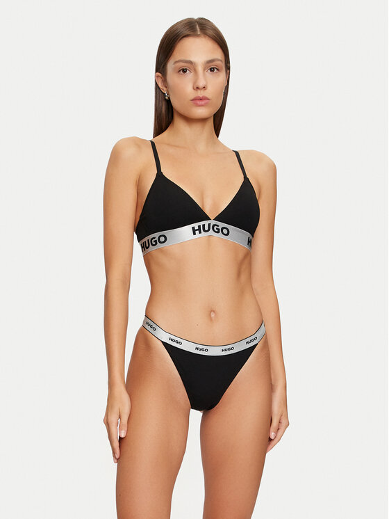 HUGO HUGO Podprsenka Bralette 50525383 Černá