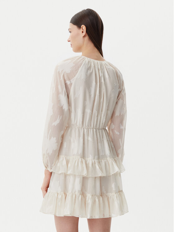 Liu Jo Liu Jo Rochie de vară WA5321 T4304 Écru Regular Fit