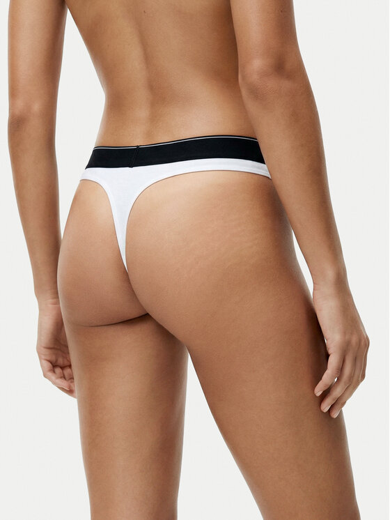 Calvin Klein Underwear Calvin Klein Underwear Stringové nohavičky LV00QF8813 Biela
