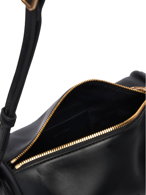 Calvin Klein Calvin Klein Ročna torba Bold Ck Slouchy Shoulder Bag LV04F3894G Črna