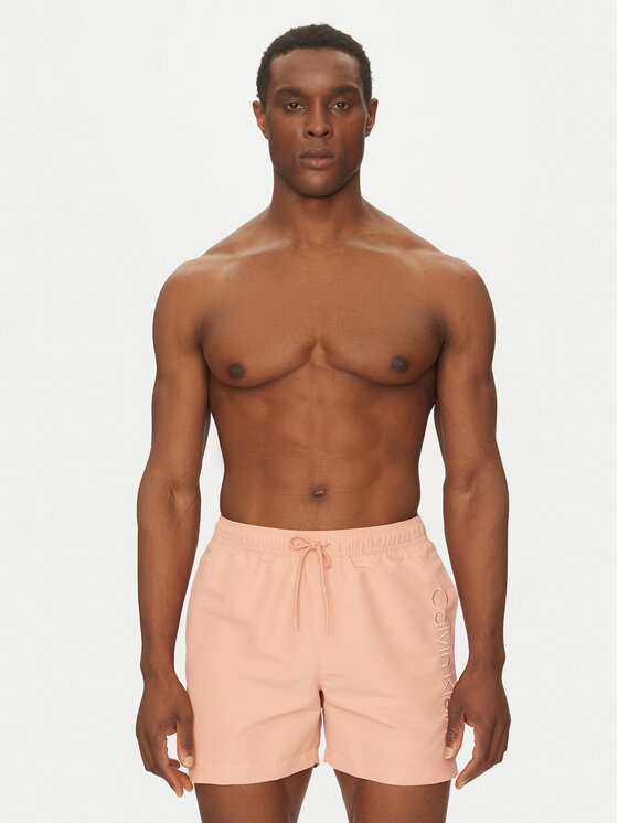 Calvin Klein Swimwear Calvin Klein Swimwear Плувни шорти KM0KM01166 Коралов Regular Fit
