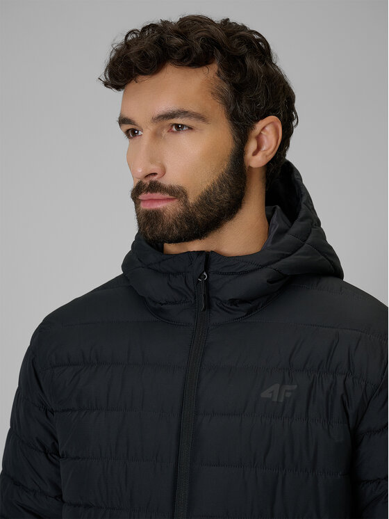 4F 4F Kurtka przejściowa CITY JACKETS Czarny Regular Fit