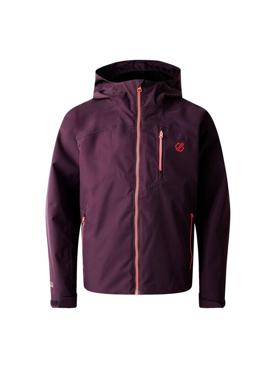 Dare2B Dare2B Kurtka przeciwdeszczowa Switch Out Fioletowy Long Fit