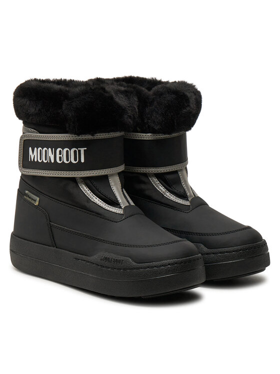 Moon Boot Moon Boot Μπότες Χιονιού Junior Park Strap 80D3440030 Μαύρο