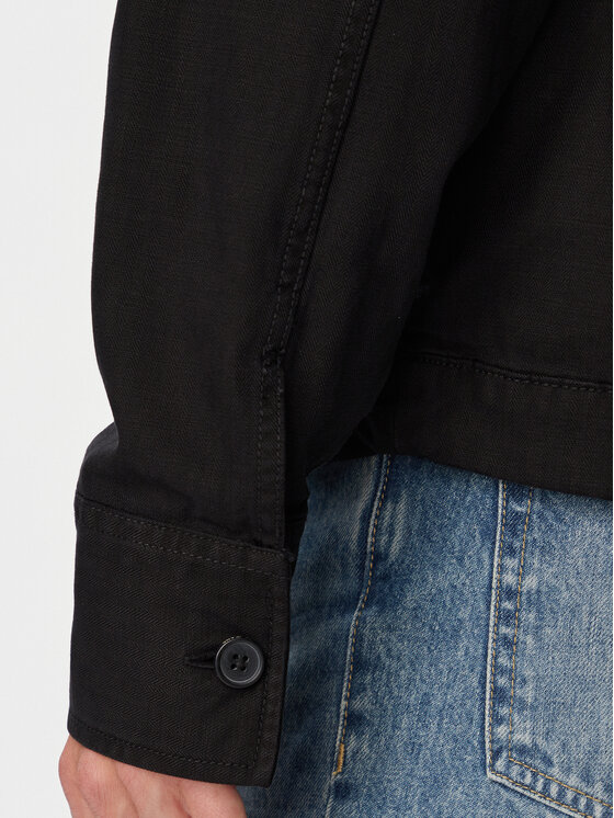 Tommy Jeans Tommy Jeans Риза-яке DM0DM23919 Черен Regular Fit