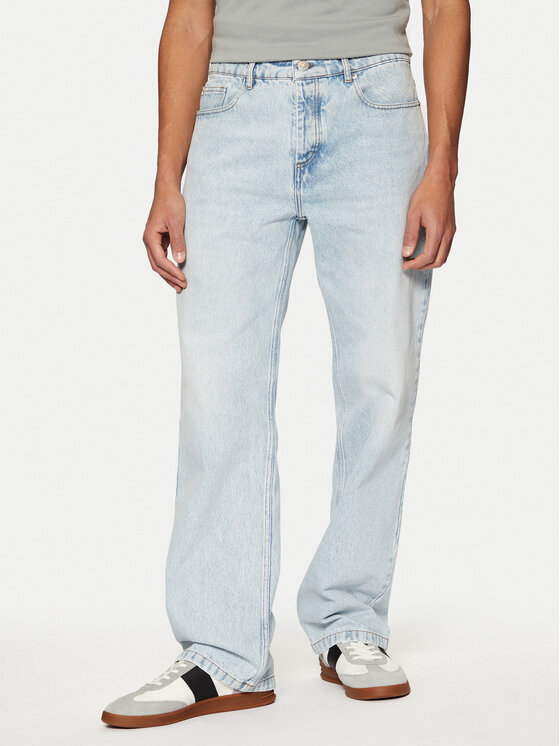 AMI PARIS AMI PARIS Jeans hlače UTR500.DE0027 Modra Straight Fit
