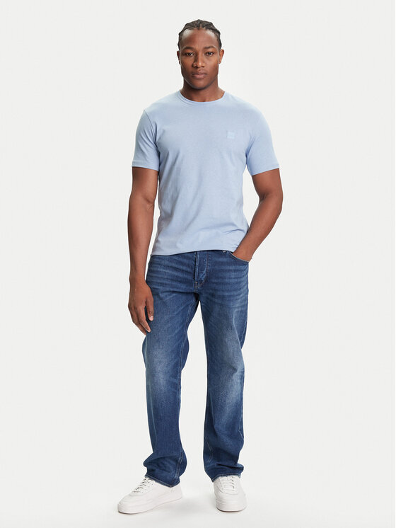 BOSS BOSS T-krekls Tales 50508584 Gaiši zils Regular Fit