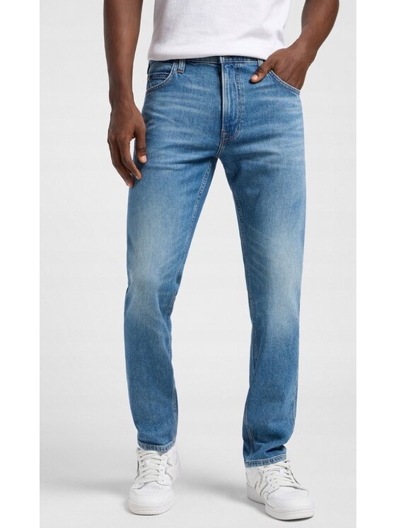 Lee Lee Jeansy Rider Niebieski Slim Fit