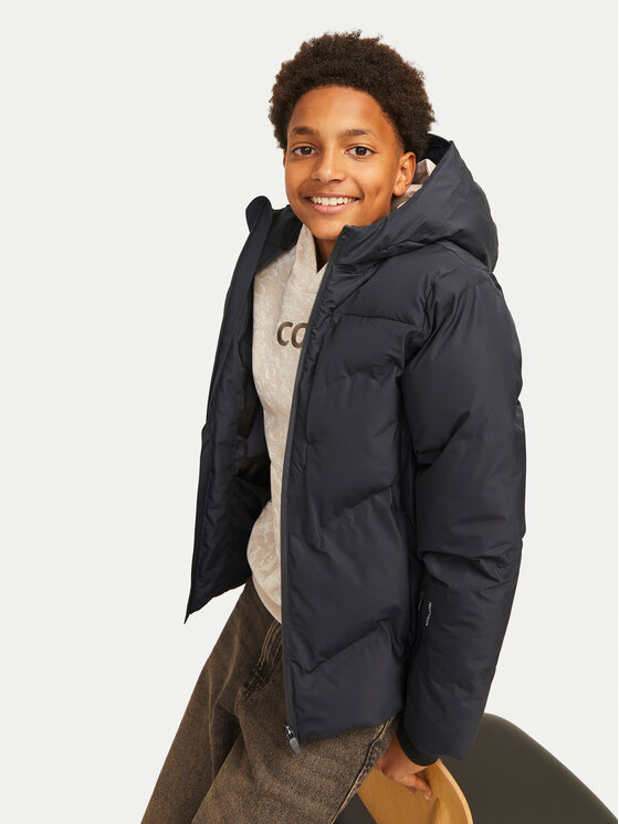 Jack & Jones Junior Jack & Jones Junior Kurtka zimowa Slay 12261353 Czarny Regular Fit