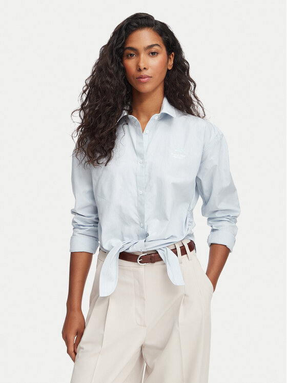 Beverly Hills Polo Club Beverly Hills Polo Club Srajca P-SS26W-SH506602 Modra Regular Fit