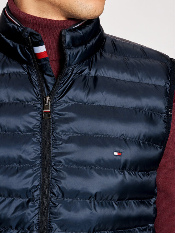 Tommy Hilfiger Tommy Hilfiger Mellény Core Circular MW0MW18762 Sötétkék Regular Fit