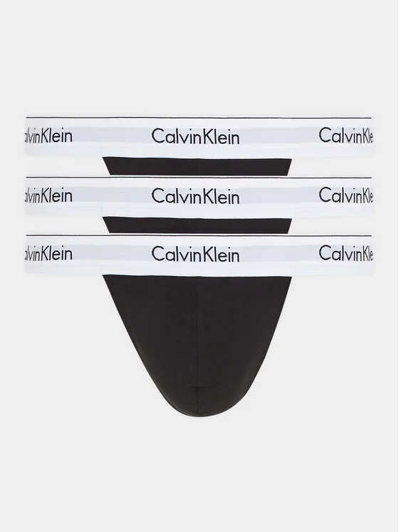 Calvin Klein Underwear 3er-Set Stringtangas 000NB3226A Schwarz