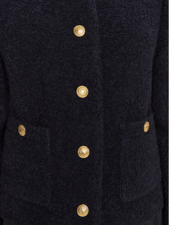 Tommy Hilfiger Tommy Hilfiger Átmeneti kabát WW0WW44340 Sötétkék Regular Fit