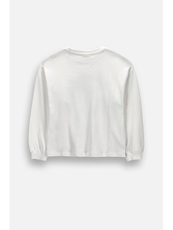 Coccodrillo Coccodrillo Longsleeve ZC6143102HGJ-001 Biały Regular Fit