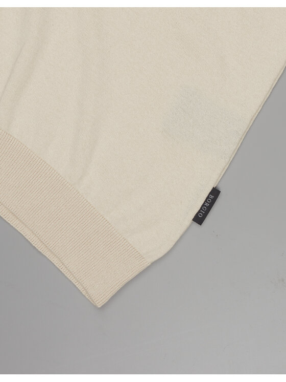 Borgio Borgio Polo colliano_bz Beżowy Classic Fit