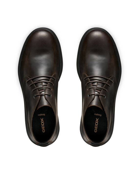 Geox Geox Schnürschuhe U Meiern U56LZB 000FF C6009 Braun
