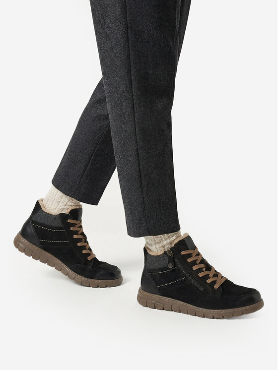 Go Soft Go Soft Schnürschuhe CEO-WI23-GHANA-07C Schwarz