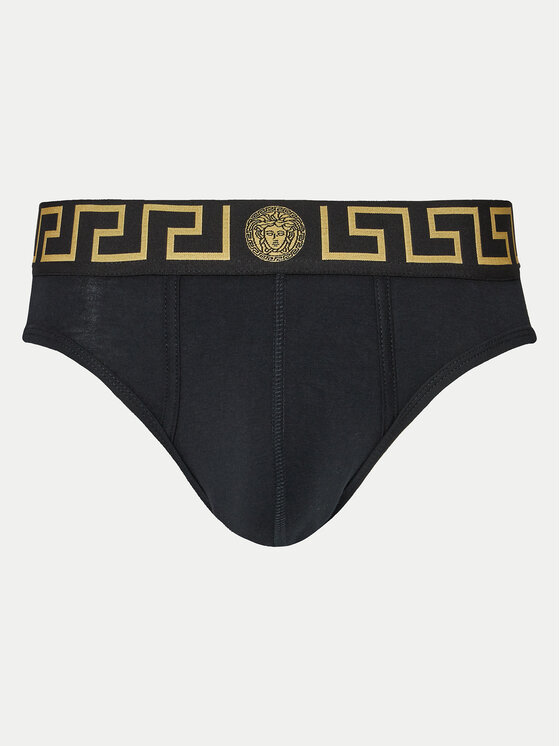 Versace Versace Σετ σλιπ 2 τμχ. AU10180 1A10011 Μαύρο