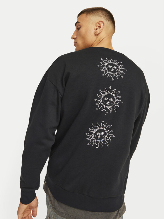 Jack&Jones Jack&Jones Majica dugih rukava Mystic 12257735 Crna Relaxed Fit