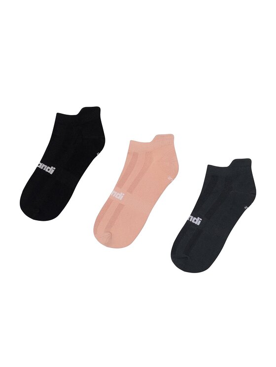 Sprandi Sprandi Set od 3 para niskih ženskih čarapa 0WB-001-SS23 (3-pack) Crna