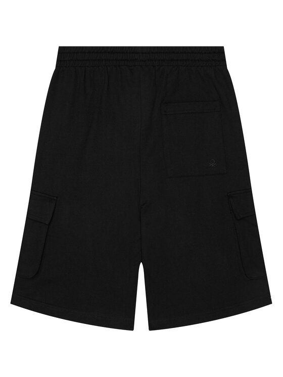 United Colors Of Benetton United Colors Of Benetton Szorty sportowe 39DJC902N Czarny Regular Fit