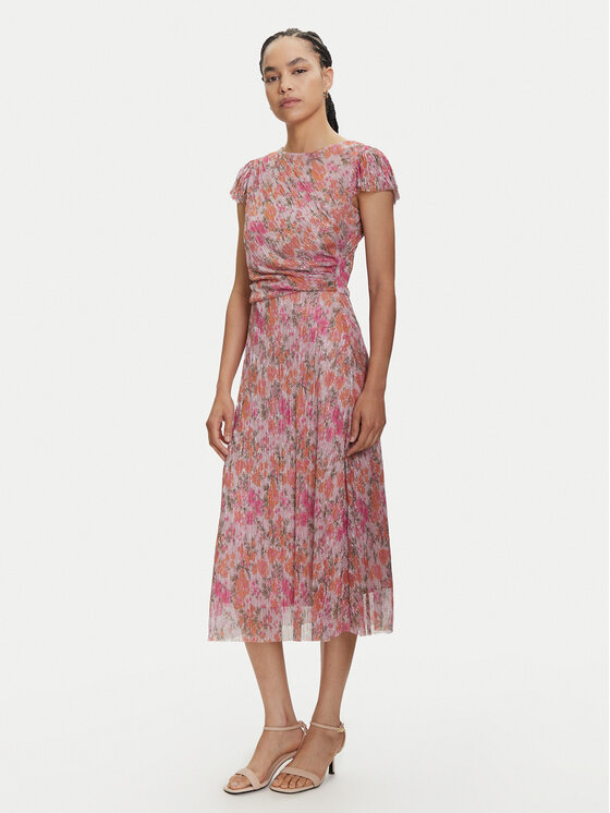 Swing Swing Φόρεμα κοκτέιλ 5AJ03000 Ροζ Regular Fit