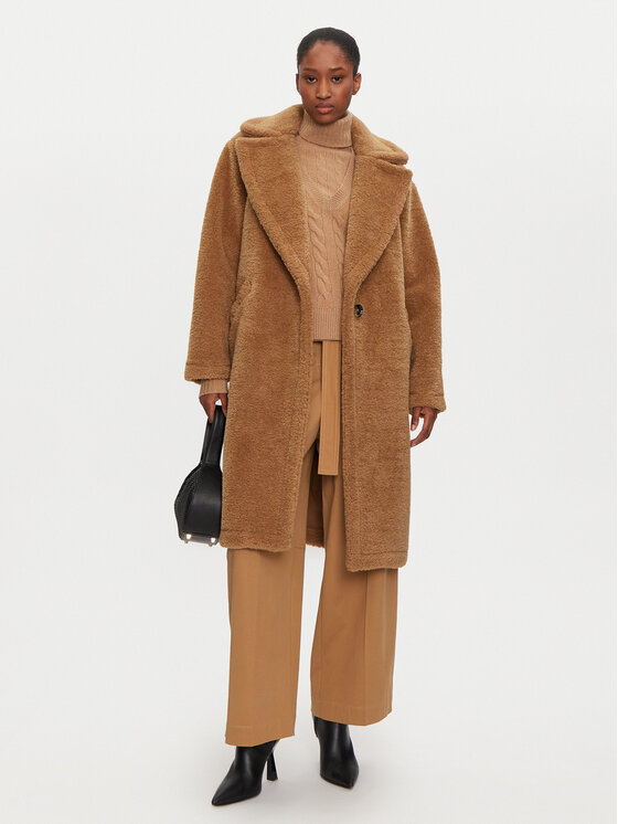 MICHAEL Michael Kors MICHAEL Michael Kors Ovčje usnje 77B1384M52 Rjava Oversize