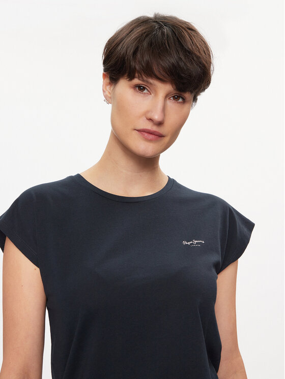 Pepe Jeans Pepe Jeans T-shirt Lory PL505853 Tamnoplava Regular Fit