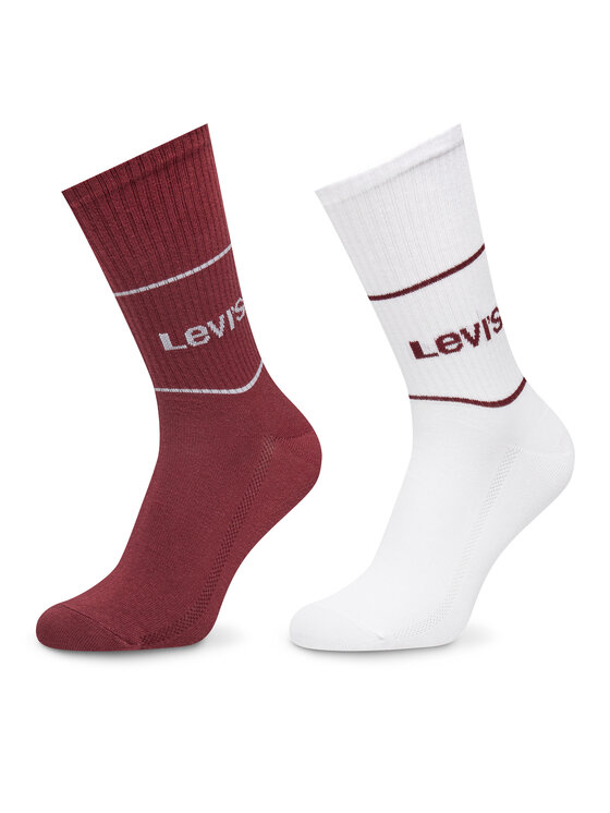 Set de 2 perechi de șosete lungi unisex Levi's® 37157-1121 Colorat