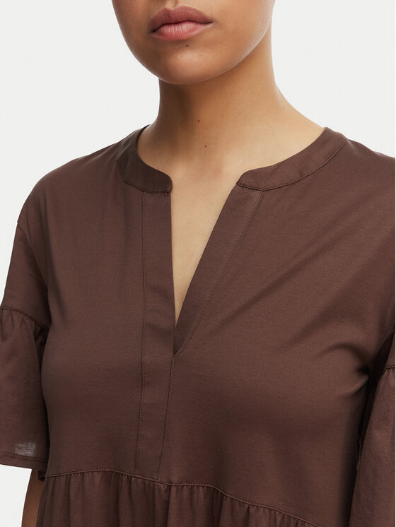 Weekend Max Mara Weekend Max Mara Φόρεμα καθημερινό Saggina 2615621042 Σκούρο καφέ Regular Fit