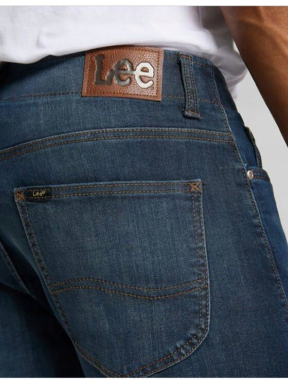 Lee Lee Jeansy Slim Fit MVP XM Extreme Motion MVP Niebieski Slim Fit