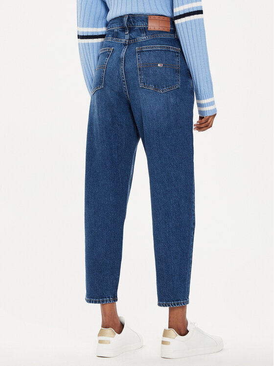 Tommy Jeans Tommy Jeans Blugi DW0DW19244 Albastru Mom Fit