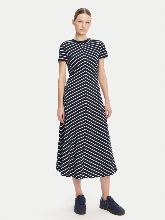 Tommy Hilfiger Každodenné šaty WW0WW44547 Tmavomodrá Regular Fit