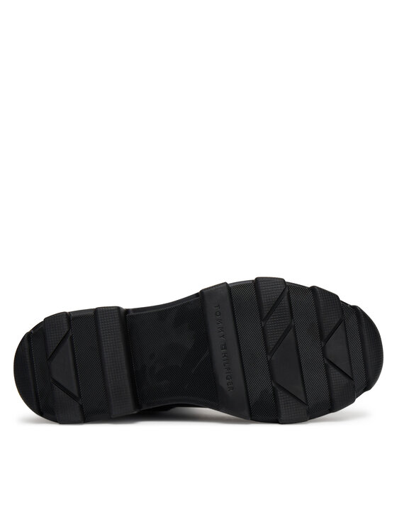 Tommy Hilfiger Tommy Hilfiger Γαλότσες Rubber Flag Cleated FW0FW08637 Μαύρο