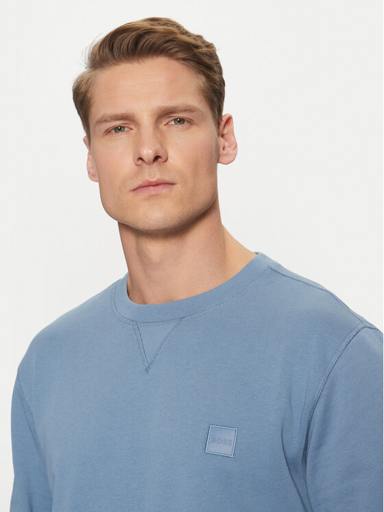 BOSS BOSS Світшот Westart 50509323 Блакитний Relaxed Fit
