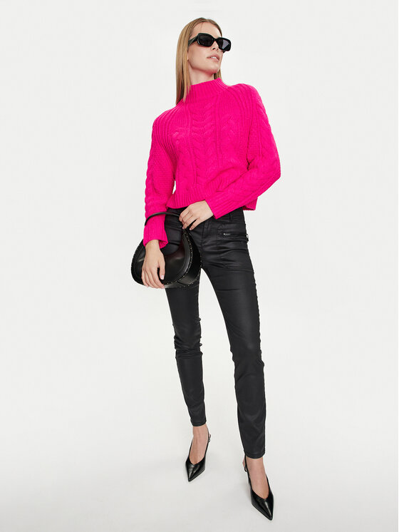Morgan Morgan Rollkragenpullover 232-MAVIA Rosa Straight Fit
