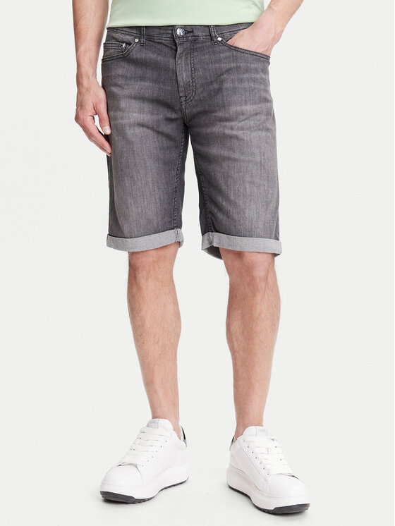 KARL LAGERFELD KARL LAGERFELD Džínové šortky 265820 552833 Černá Regular Fit