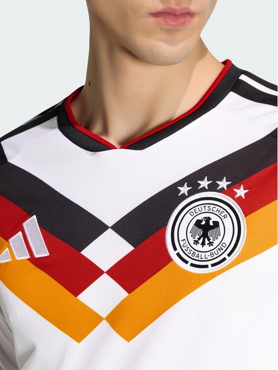 adidas adidas Koszulka techniczna Niemcy Biały Slim Fit