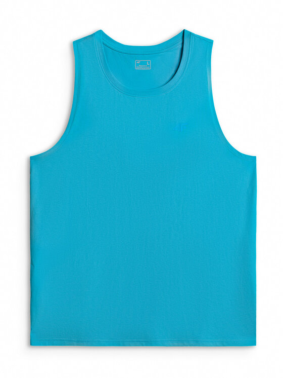 4F 4F Tank top BASIC 5 Niebieski Regular Fit